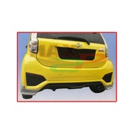 Perodua Myvi Icon (2015 Facelift) SE GEAR UP OEM Rear Back Bumper Skirt Lower PU Bodykit - Raw Mater