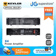 [CLEARANCE] KEVLER X4 1200W Power Amplifier, 20Hz-20KHz Frequency, Balance/Unbalance XLR Input
