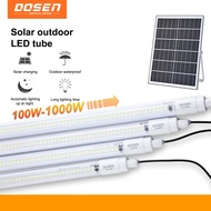 Dosen Waterproof Solar LED Wall Light Tube Lamp 100w-1000w Outdoor Garden Yard Decor