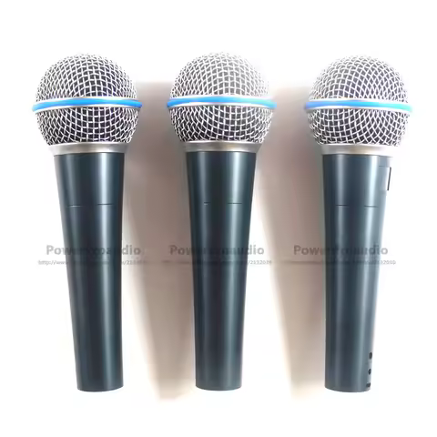3pcs Handheld Dynamic Microphone For BETA 58A BETA58A Saxophone Lecture Church Teaching Karaoke Syst