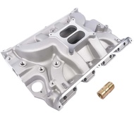 AP03 For Ford FE Intake Manifold 390 406 410 427 428 Aluminum Dual Plane 1500-6500 Satin
