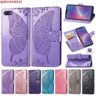 Flip Phone Case Samsung Note 9 10 Pro plus A31 A51 A70S A70 A21S Wallet Leather Cases Card Holder butterfly embossed cover