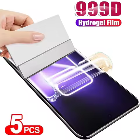 5Pcs Hydrogel Film For Realme GT Neo 3T 5 2T 2 3 Screen Protector For Realme GT5 2 Pro GT Neo 5 150W