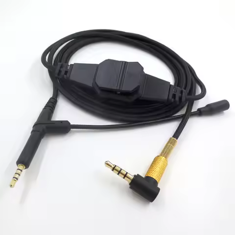 200Cm For JBL E30 E55BT Gaming Headset Audio Headset Cable Boom Microphone V-MODA Computer 3.5 to 2.