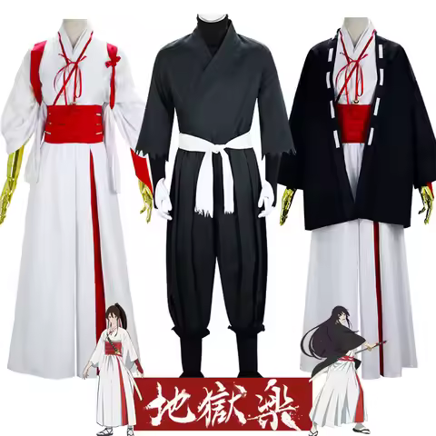 New Anime Jigoku Raku Cosplay Costume Anime Hell's Paradise Gabimaru Cosplay Costume Jigokuraku Yama
