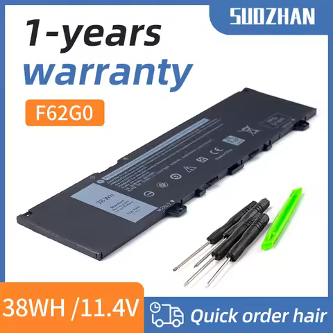 SUOZHAN F62G0 Laptop Battery For DELL Inspiron 13 5370 7370 7373 7380 7386 Vostro 5370 RPJC3 39DY5
