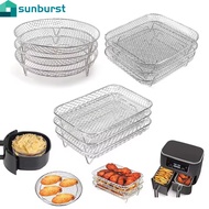 Stainless Steel Air Fryer Rack - Stainless Steel Grid Grilling Cooking Rack - Steamer Cooker Dehydra