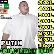 KEMEJA Men's shirts, jumbo men's shirts white sizeBIG for men 3xl 4xl 5x 6xl ventt - 6XL black and w