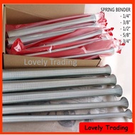 Spring tube bender 1/4" 3/8" 1/2" 5/8" 3/4" for Copper Aluminum Aircond Refrigerator Gas R410a R32 R22 R134a