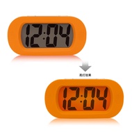 Shock-resistant Silicone Shell Luminous Mute LCD Alarm Clock Electronic Clock LED Alarm Clock Q5IO