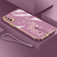 Colorful Flower Soft Shockproof Case for Vivo V2026 V2027 V2029 V2032 V2038 V2042 V2043 plating Sili