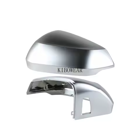 Pair Matte Silver Chrome Side Mirror Cover For Audi Q2 gab gag 2017-2025 Q3 f3b f3n 2019-2026 Caps R