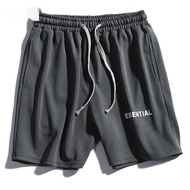 <ARZ>M-7XL Men Shorts Men's Clothing Short Pants Plus Size Youth Basketball Sports Gym Drawstring Sh