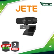 JETE W9 Webcam 1080p Full HD with Privacy Cover 360 Rotation View Built In Mic For Live Meeting FHD