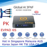 2023 Global AI 3FNF set top box 4GB32GB hot for HongKong TaiWan China Singapore Korea Japan PK Evpad 6S tv box Evpad 10S