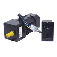 Variable Speed 90W Gear Reducer Motor 5RK90GU-CF Copper Metal Coil AC 220V Reverse