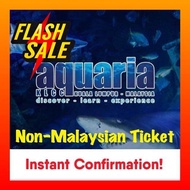 [Get in 30mins] Non-Malaysian Aquaria KLCC Ticket Kuala Lumpur (Open date ticket)