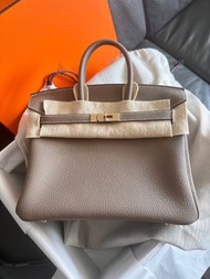 (sold)🎠✨Hermes Birkin 25 大象灰 香檳金扣✨🎠