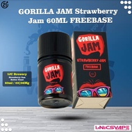 GORILLA JAM Strawberry Jam 60ML FREEBASE by Indonesia JUICE CARTEL