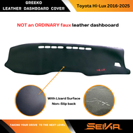 TOYOTA HILUX 2016-2025 LEATHER DASHBOARD COVER car accessories TOYOTA car accessories TOYOTA HILUX c