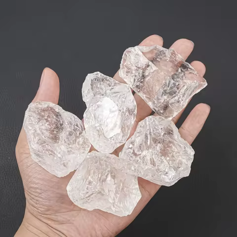 natural white azeztulite clear quartz, DIY jewelry and home decoration kit, rock collection (natural