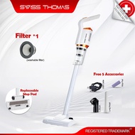 Swiss Thomas Cordless Vacuum Cleaner With Mop Pad Rechargeable Handheld Car Household