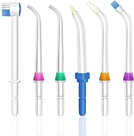Replacement Heads for Waterpik,Water Flosser Replacement Tips for Waterpik,Replacement Brush Heads for Waterpik,Compatible with Waterpik Oral Irrigator and Dental Flosser (6-Pack)