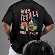 New Men's Pure Cotton T-Shirt Comfortable To Wear Good Ventilation And High Quality Beach Travel Teq