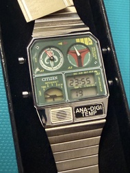 🍀🍀💥CITIZEN ANA DIGI TEMP QUARTZ WATCH