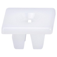 OAUTOO 50pcs License Plate Nylon Nut 1/4"-20 (#14) Screw Size for Ford 6C3Z-17A386-AA, 6C3Z17A386AA,