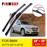 For BMW X5 F15 2013 2014 2015 2016 2017 2018 Front Wiper Blades Brushes Cutter Accessories   U J Hoo
