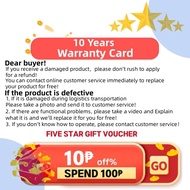 10 YEAR VVVIP WARRANTY
