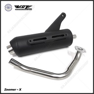 ท่อผ่าหมก VCT มอก. Click Qbix Zoomer-X Mio Fino GT125 Fazzio Scoopy i จุกเลส