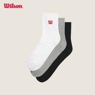 Wilson Quarter Top Socks 3-Pack WU00083511ZAA
