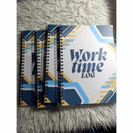 WORK TIME LOG NOTEBOOK A5 SIZE