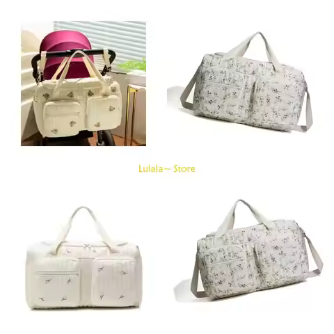 Y4QA Cartoon Diaper Bag for Hospital Travel Ready Nursery Hand Bag