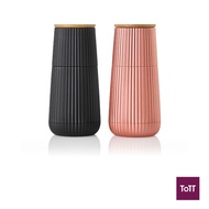 AdHoc Scape Pepper and Salt Mill Set Ø5.8xH12.3cm, Black and Rose Gold