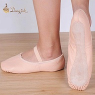 ETXCanvas Flat Slippers White Pink White Black salsa Ballet Shoes For Girls Children Woman Yoga Gym According The CM To Buy
