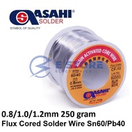 ASAHI 0.8mm / 1.0mm / 1.2mm 250 gram Solder Lead