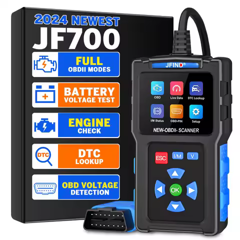 OBD2 Scanner JF700 Code Reader Diagnostics Tool Car Fault Code Reader Engine Check OBDII Scanner Bat