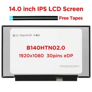 14.0-inch Slim Laptop Screen B140H02.0 fit B140H02.1 NT140FHM-N43 NT140FHM N44 N32 N45 N140HGA-EA1 F
