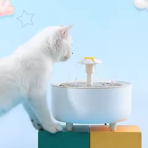 1200ml Automatic Cat Water Fountain Filter USB Electric Mute Pet Drink Bowl Cat Water Fountain Autom