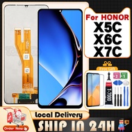For Honor X5C / X6C / X7C LCD Screen + Tempered Glass + Glue + Tools