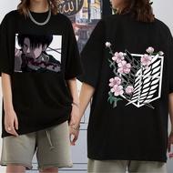 Attack on Titan T Shirts Oversized T-shirt Anime Short Sleeve T-shirts Harajuku T Shirt Women Casual Top Women Summer Clothes