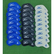 2025 MIZUNO 3Colors 9pcs set Golf Iron Head Cover New Golf Iron Cover 4 5 6 7 8 9 P S G Iron Head Co