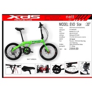 XDS X6 Geometry 20" Folding Bike