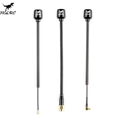 HGLRC Mini Long Range Hammer Antenna Mini RHCP LHCP Spin SMAUFL MMCX Angle 5.8G 2.5dBi 135mm For RC