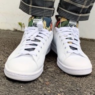 ADIDAS STAN SMITH 愛迪達 史密斯 三葉草 休閒鞋 全白綠迷彩配色 US9 GV9708 SNK-M TP0-22 #23情人節