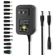 3V, 4.5V, 5V, 6V, 7.5V, 9V, 12V Variable Voltage Power Supply Adjustable, Output current 0.5A, 1A, 1