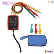 FANSINAG Phase Rotation Tester, Buzzer 20Hz-400Hz Phase Sequence Meter, Professional SM852B LED Indi